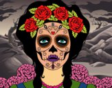 Mujer calavera mejicana