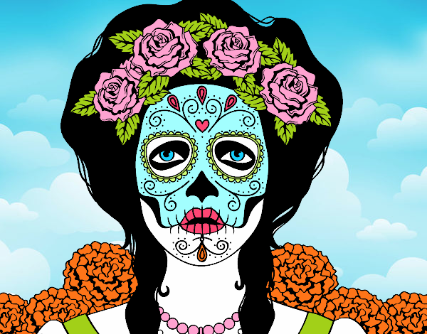 Mujer calavera mejicana