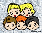 Dibujo One Direction 2 pintado por anhelen 