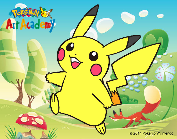 Pikachu en Pokémon Art Academy