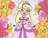 Dibujo Princesa bella pintado por shere