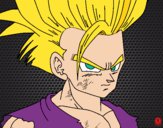 Dibujo Son Gohan pintado por Gohanssj