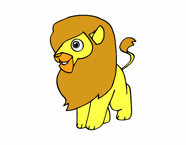 Un león