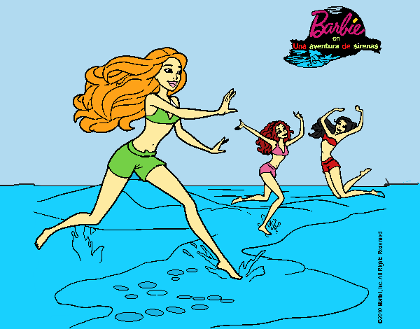 Barbie de regreso a la playa