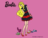 Barbie y su colección de zapatos