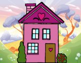 Casa con corazones