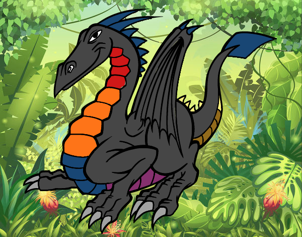 Dragón elegante