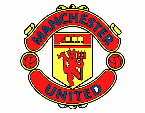 Dibujo Escudo del Manchester United pintado por franchi