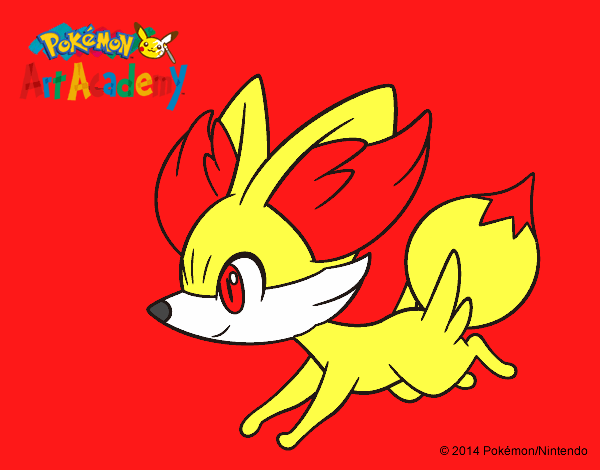 Fennekin corriendo