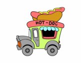 Food truck de perritos calientes