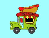 Food truck de perritos calientes