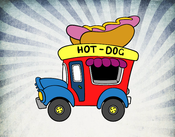 Food truck de perritos calientes