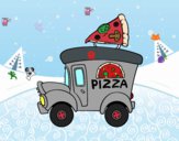 Food truck de pizza