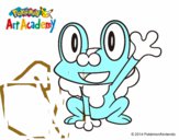 Froakie saludando