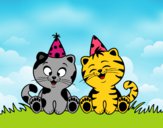 Gatos de cumpleaños