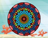 Dibujo Mandala creciente pintado por vero72