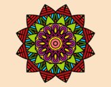 Dibujo Mandala frutal pintado por 33Helen