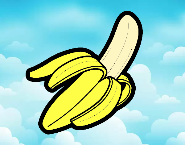 banana en el cielo