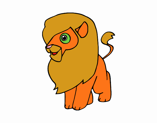 Un león