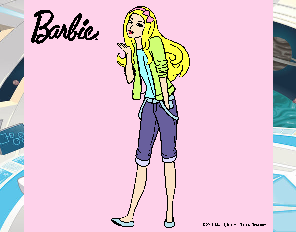 Barbie con look casual