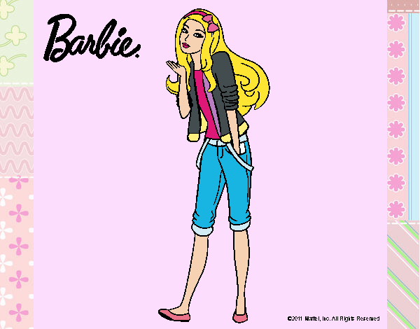 Barbie con look casual