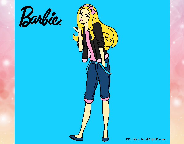 Barbie con look casual