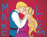 Dibujo Beso de amor pintado por LUCESITAAA