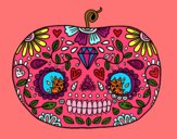 Calabaza del día de los muertos 