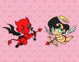 Diablo y cupido