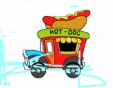 Food truck de perritos calientes