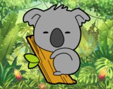 Dibujo Koala bebé pintado por Yeric12