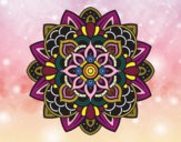 Dibujo Mandala decorativa pintado por nathzapp