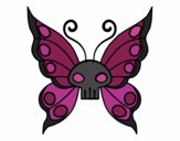Dibujo Mariposa Emo pintado por lapizazul