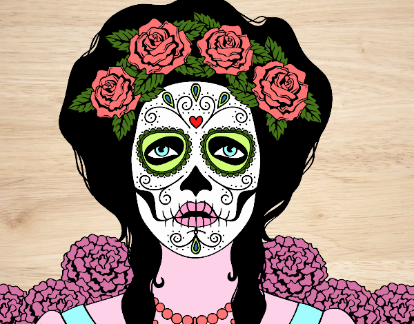 Mujer calavera mejicana