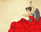 Mujer flamenca