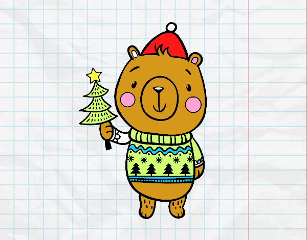 Oso navideño