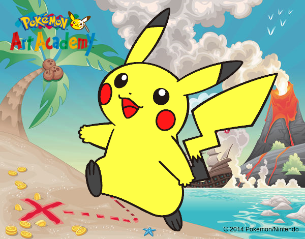 Pikachu en Pokémon Art Academy