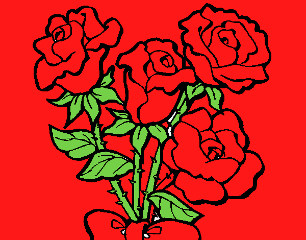 Ramo de rosas