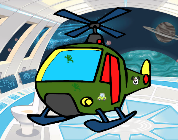 Un Helicóptero