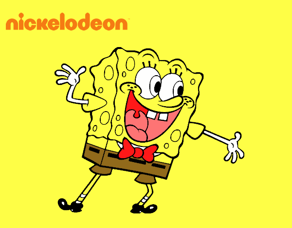 Bob Esponja saludando