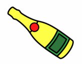 Botella de champagne