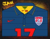 Camiseta del mundial de fútbol 2014 de los Estados Unidos