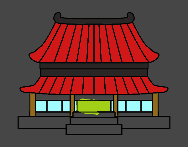 Dibujo de Casa tradicional china pintado por en  el día 09-11-15  a las 14:24:26. Imprime, pinta o colorea tus propios dibujos!