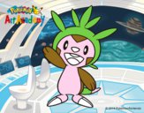 Chespin saludando