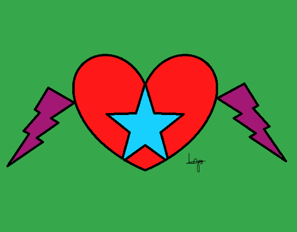 Corazón estrella