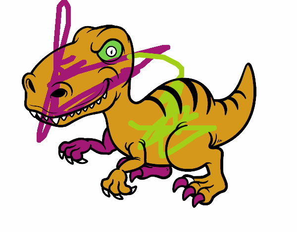 Dinosaurio velociraptor