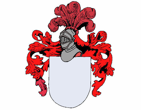 Escudo de armas y casco