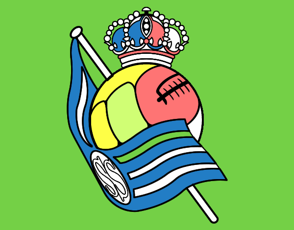 Escudo de la Real Sociedad de Fútbol