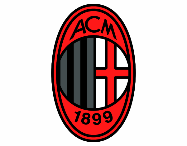 Dibujo de Escudo del AC Milan pintado por en Dibujos.net el día 15-11 ...