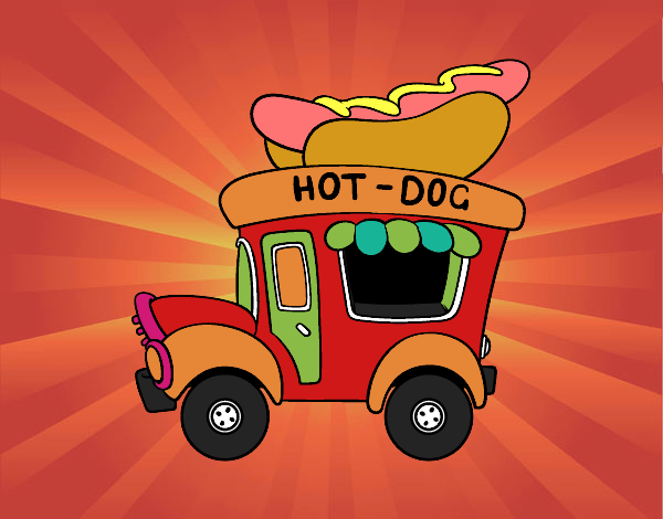 Food truck de perritos calientes